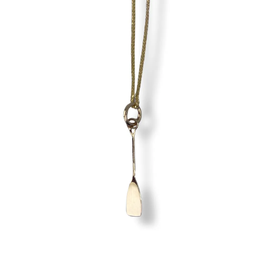 10kt Gold Paddle Pendants