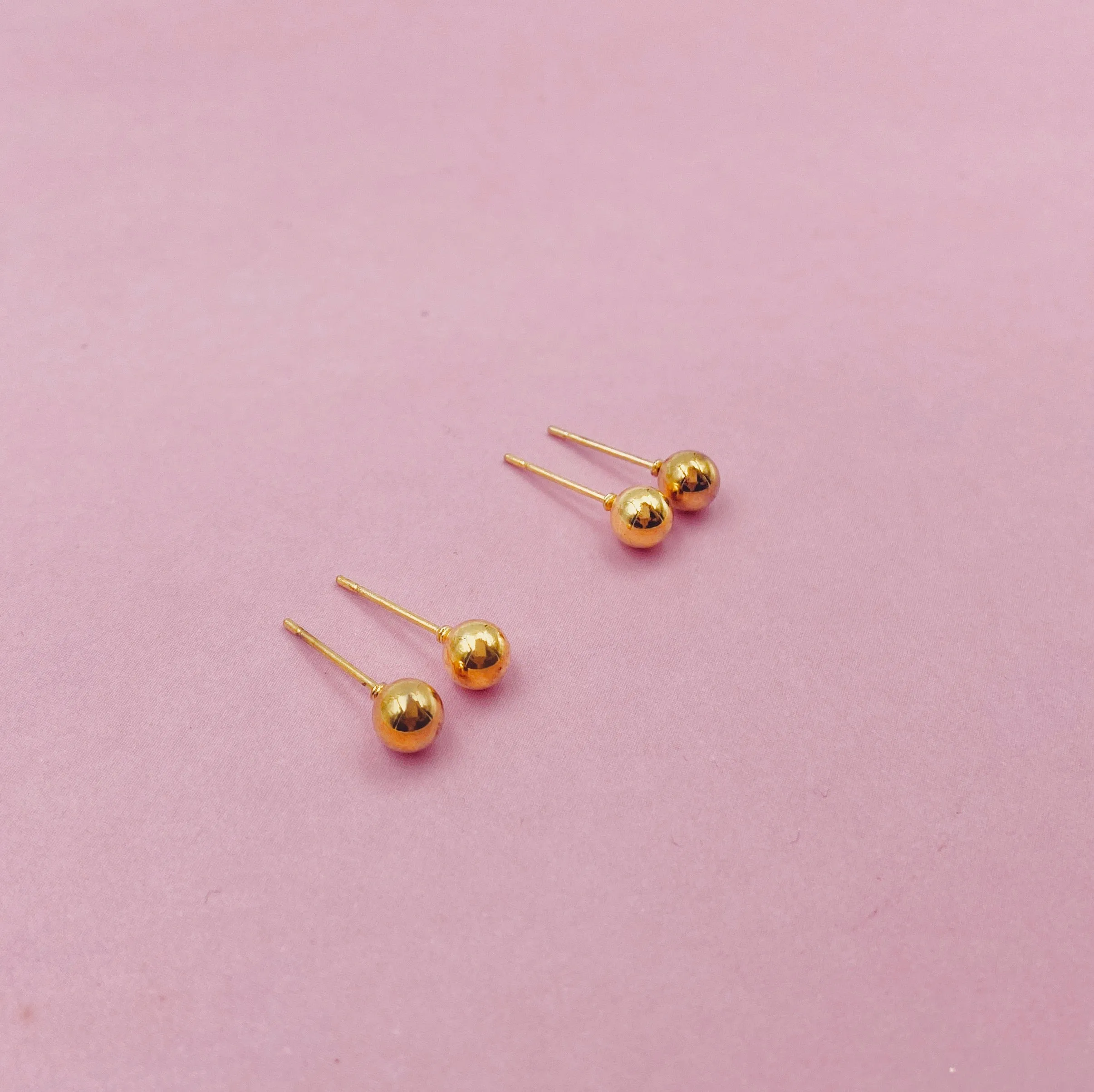 4mm Ball Stud Earrings