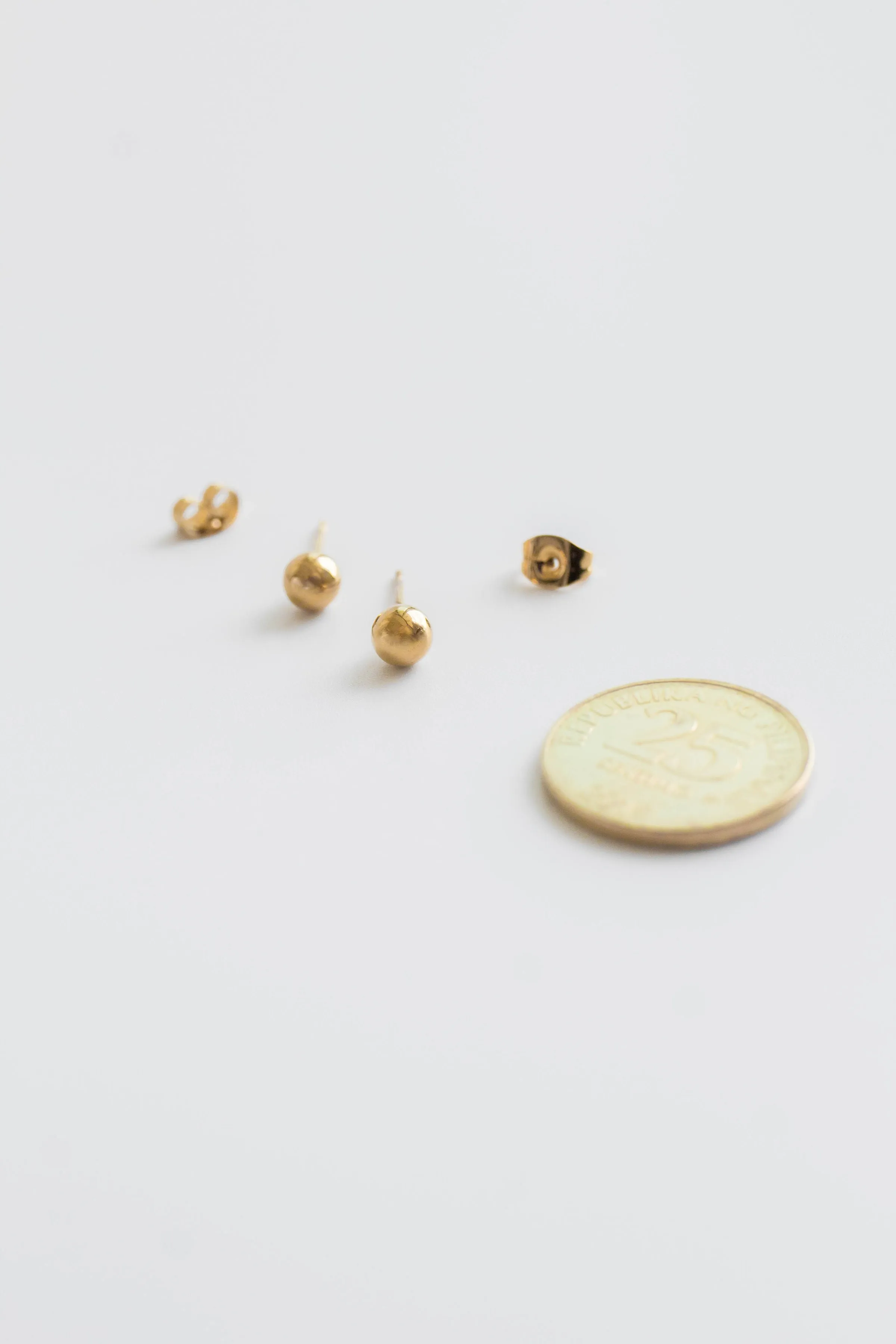 4mm Ball Stud Earrings