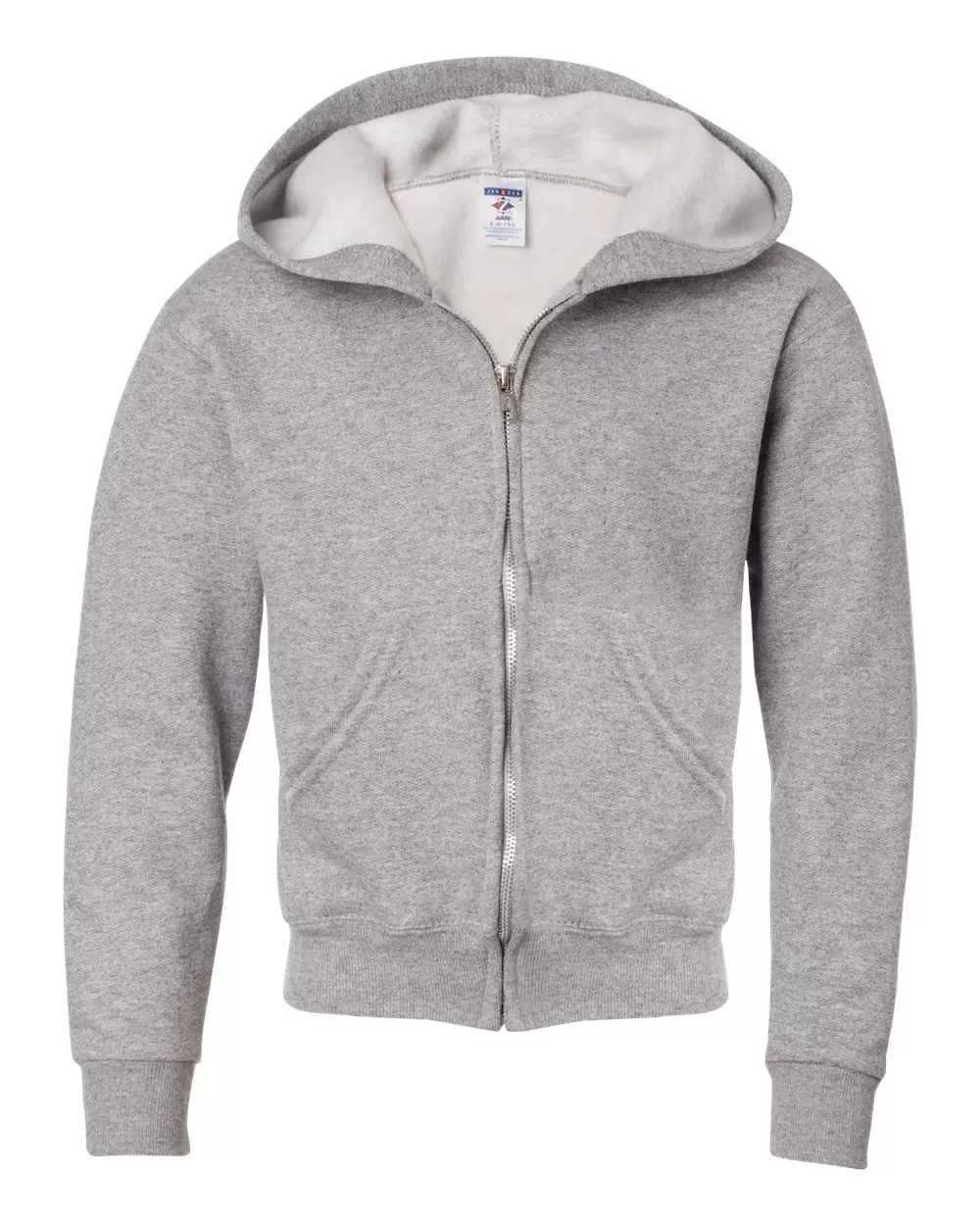 993B Jerzees Youth 8 oz. NuBlend® 50/50 Full-Zip Hood SKU: 993B