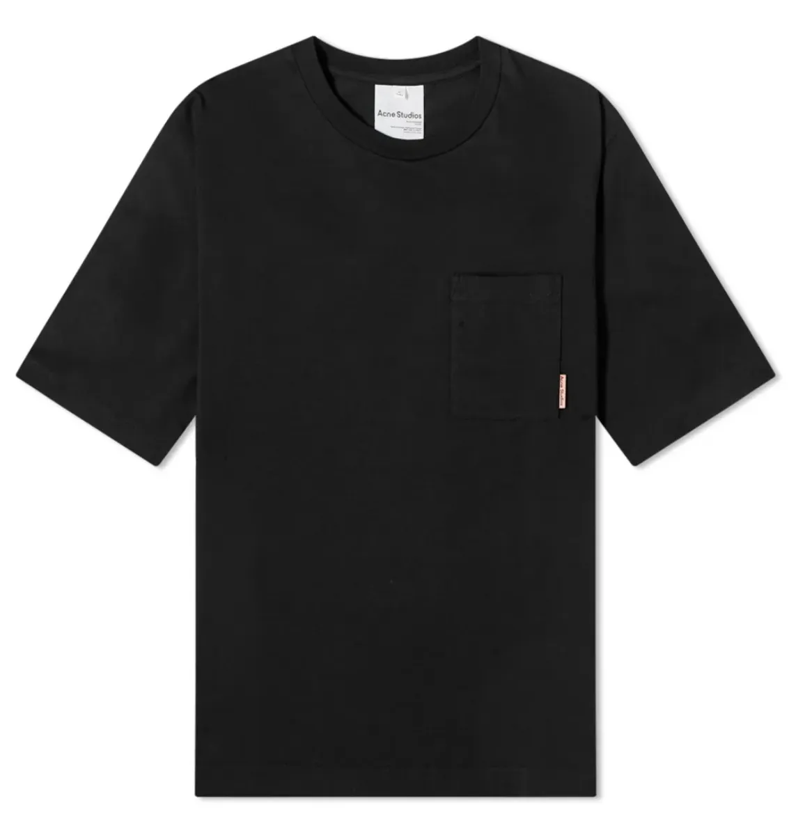 Acne Studios  |Unisex U-Neck Plain Short Sleeves Logo Designers T-Shirts