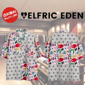 Aelfric Eden  |Unisex Street Style Cotton Short Sleeves Shirts