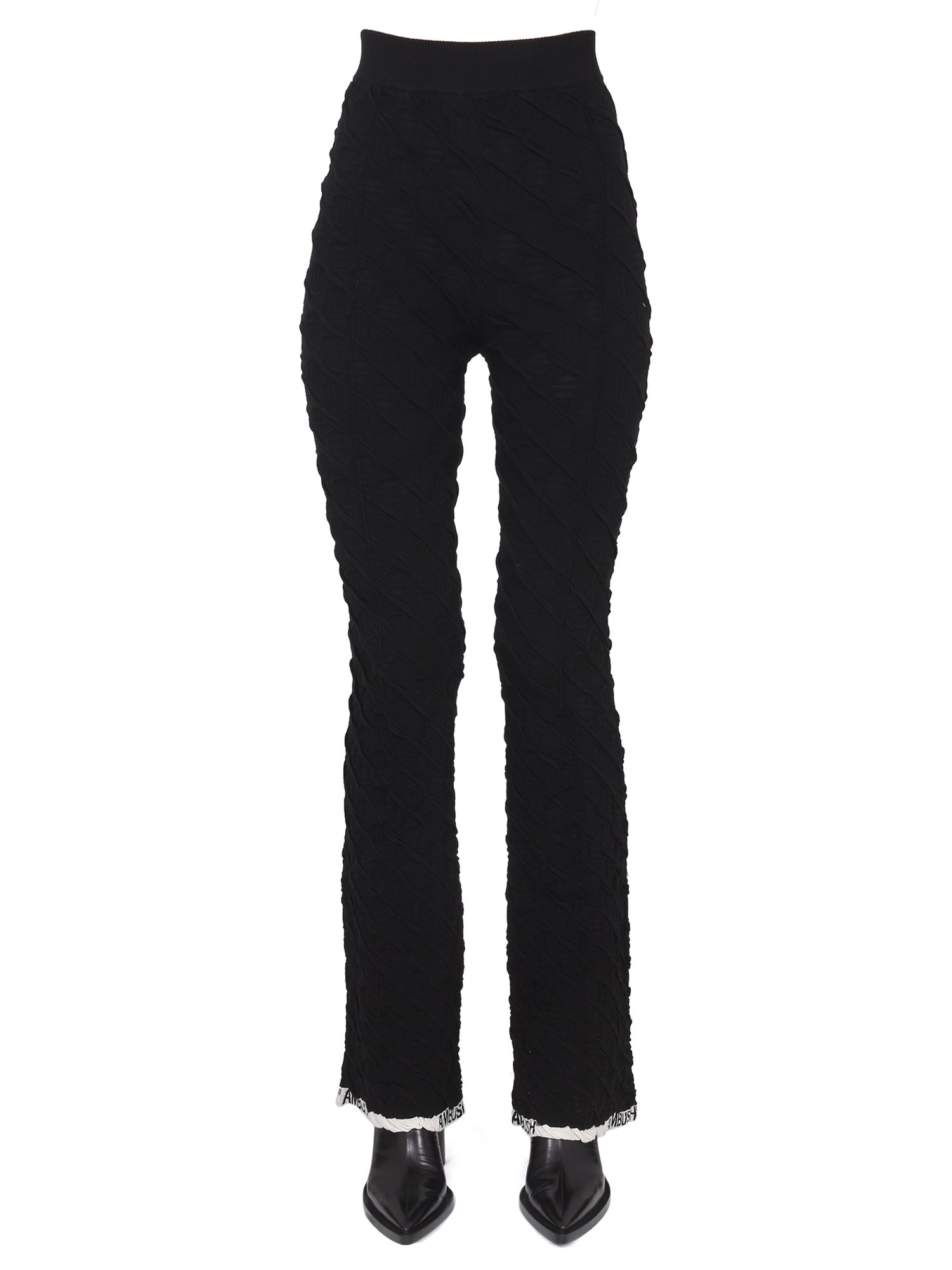 AMBUSH    COTTON PANTS WITH LOGO