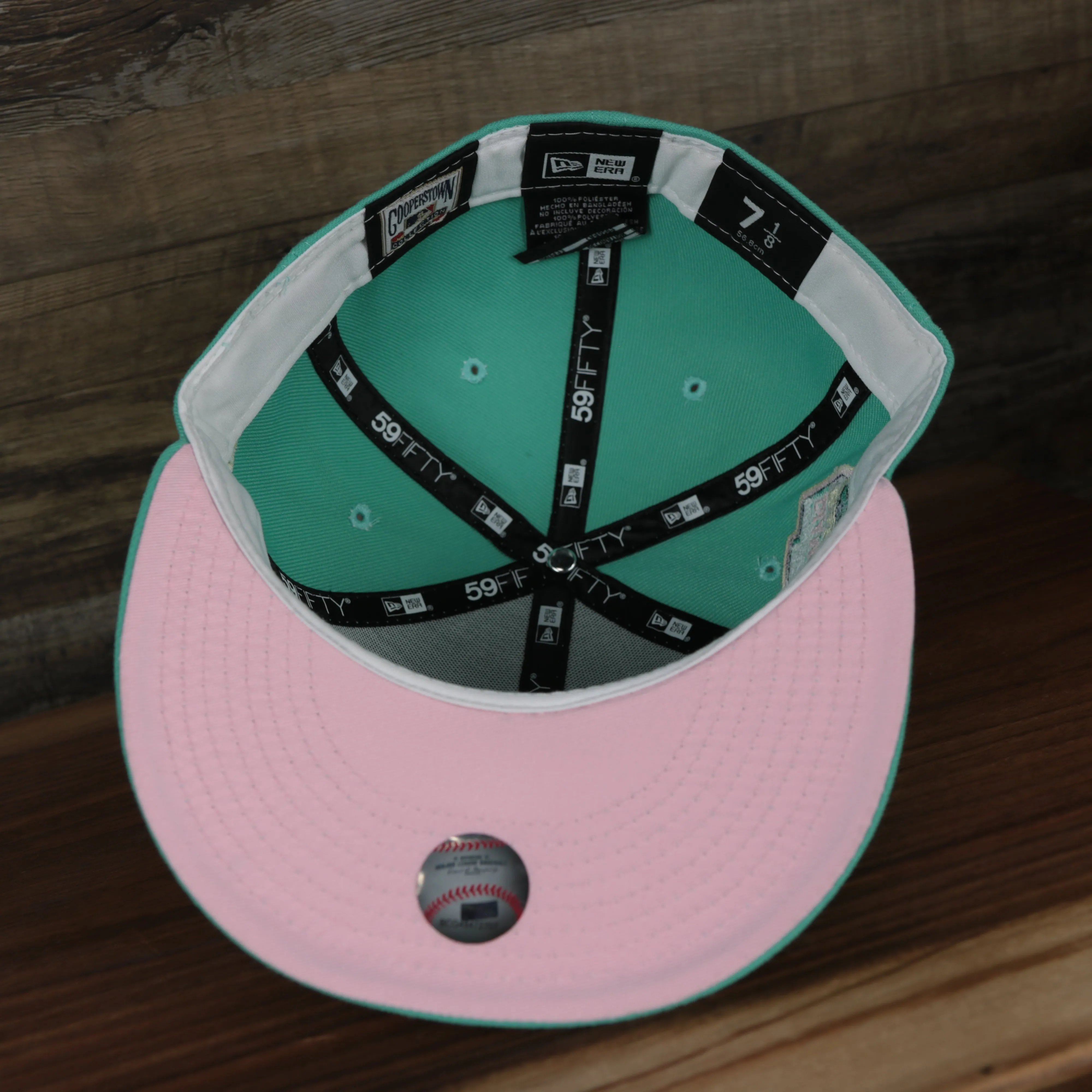 Arizona Diamondbacks 1993 Inaugural Season Side Patch Pink Bottom 59Fifty Fitted Cap | Mint