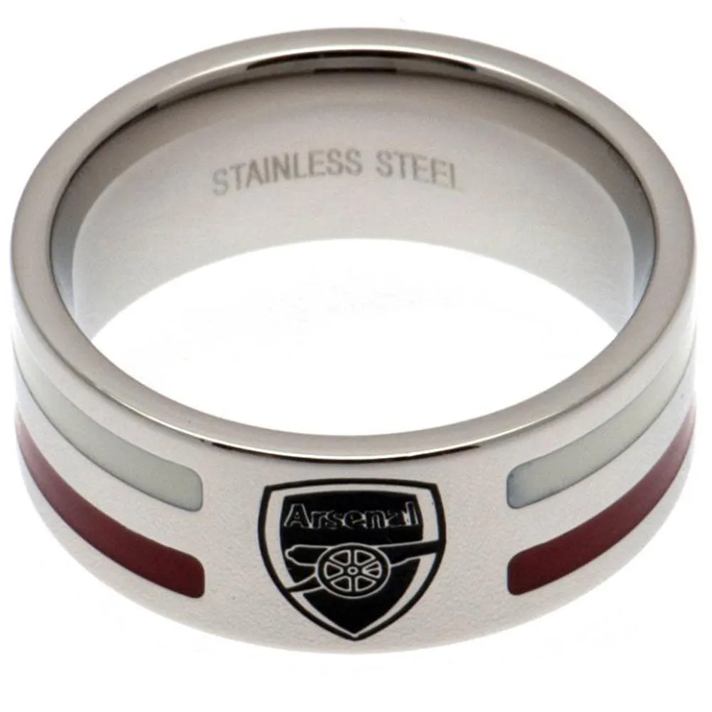 Arsenal FC Colour Stripe Ring Small