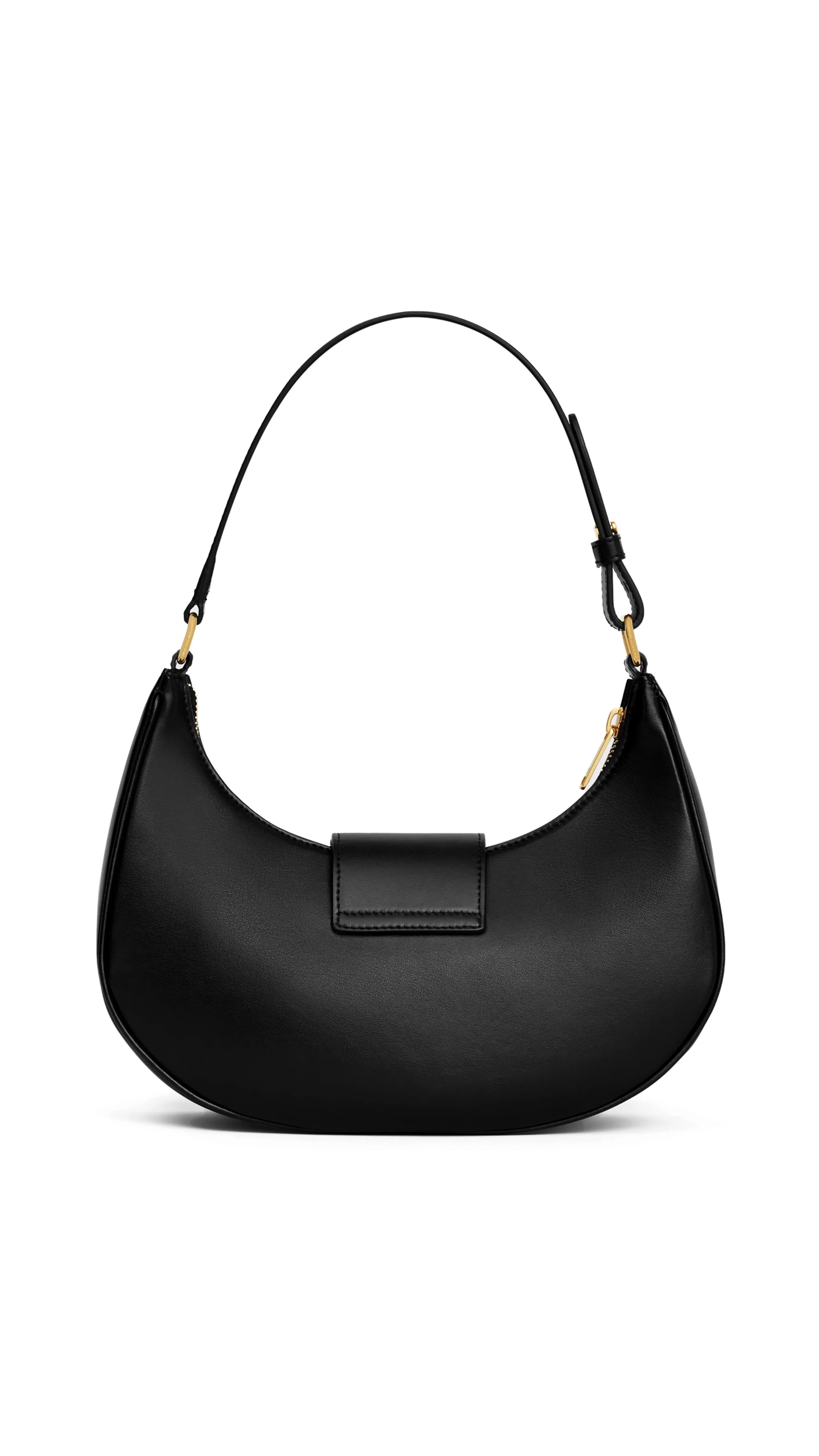 Ava Triomphe Soft Bag in Smooth Calfskin - Black