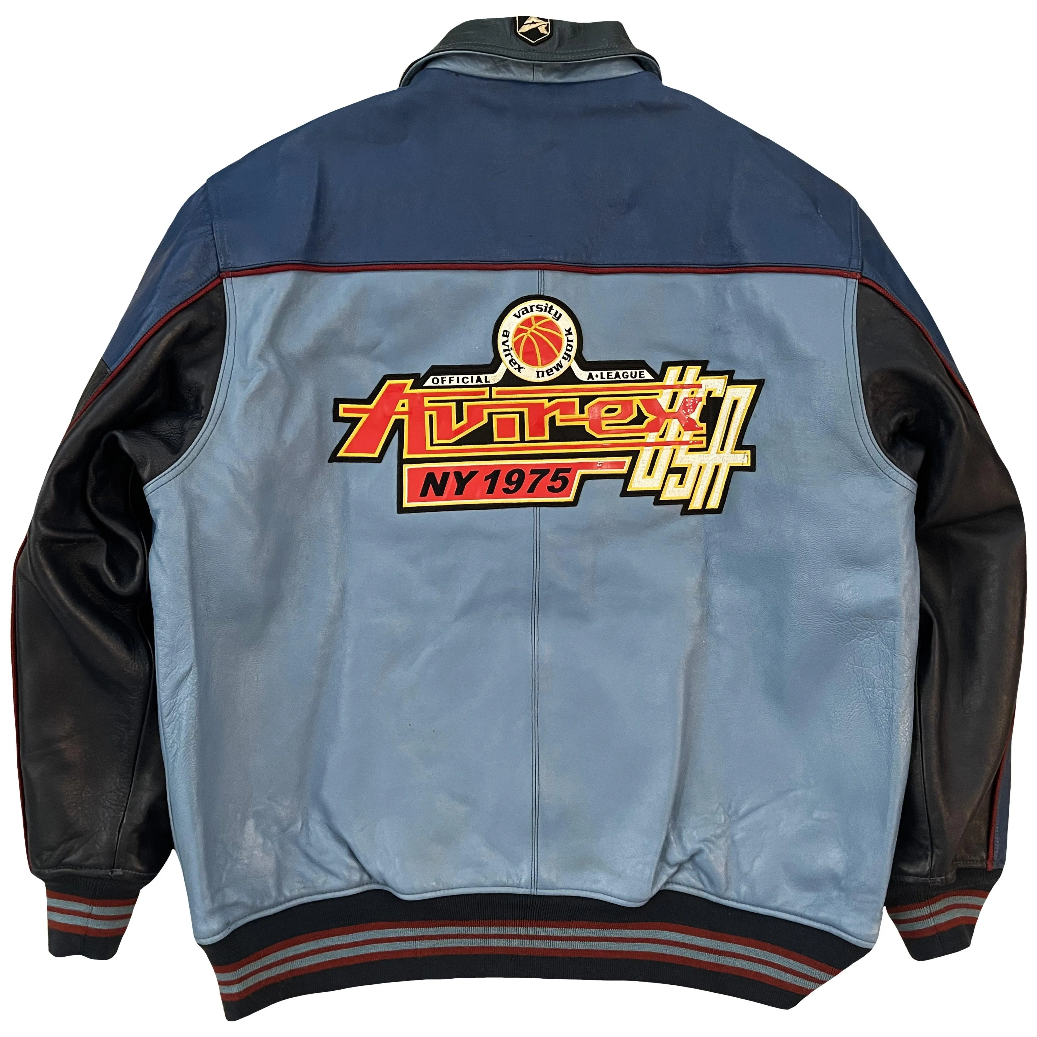 Avirex Leather Varsity Jacket