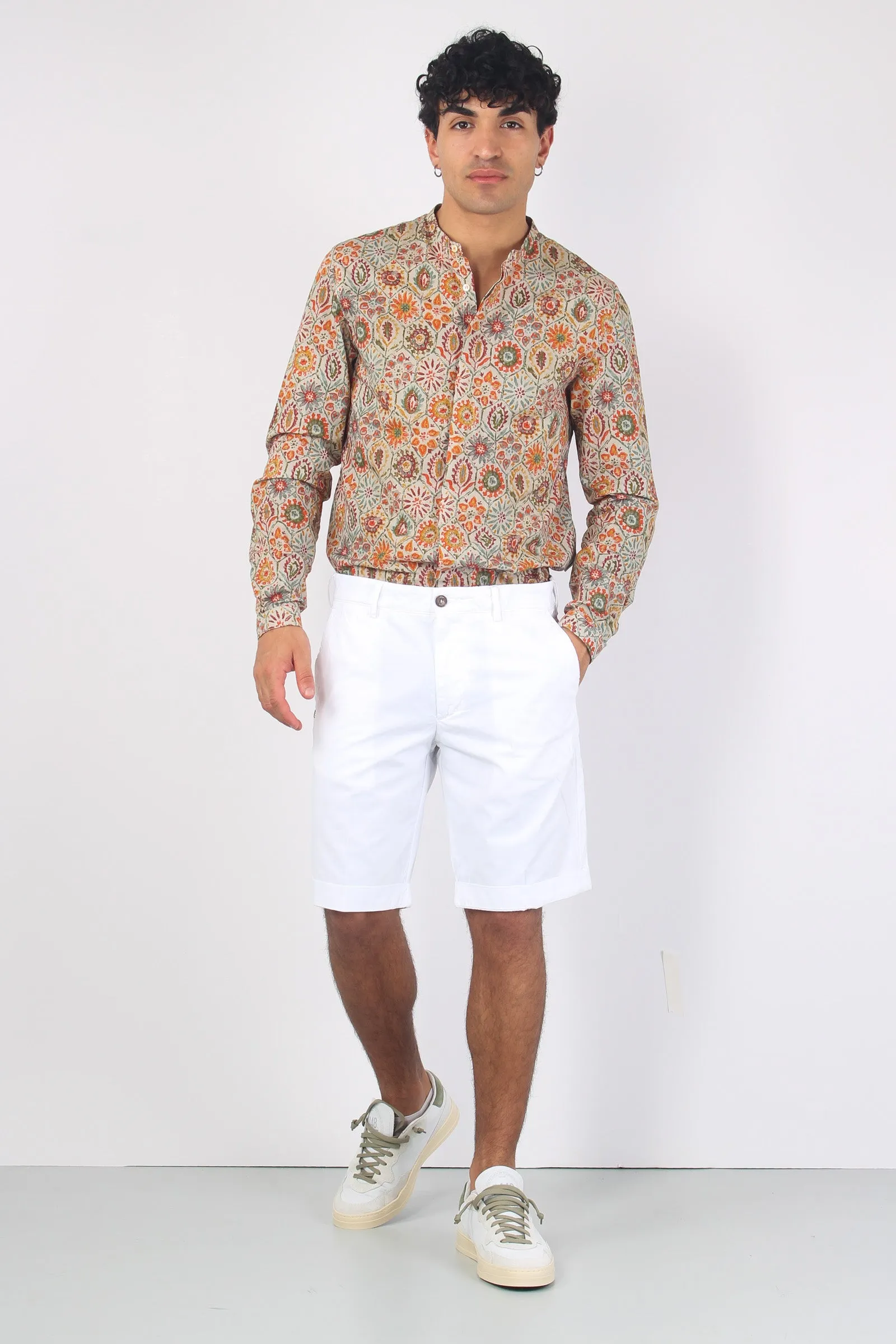 Bermuda Chino Regular Bianco