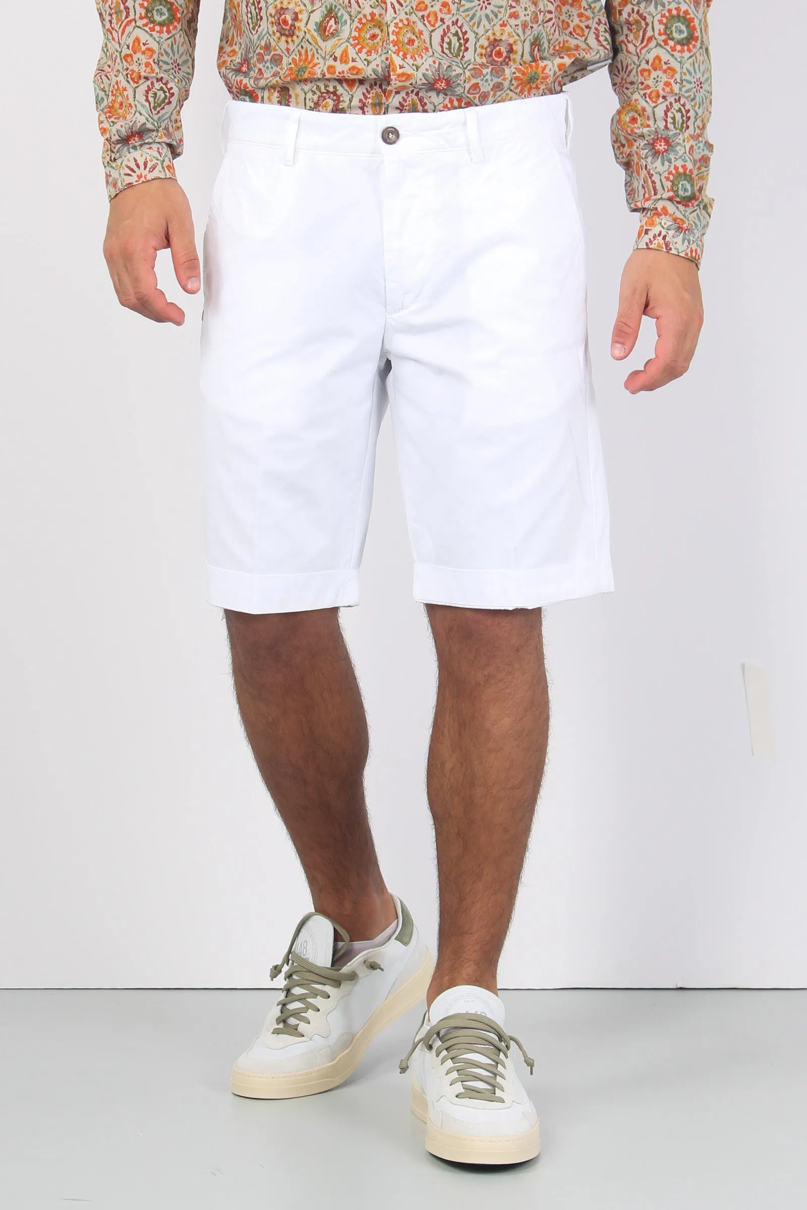 Bermuda Chino Regular Bianco