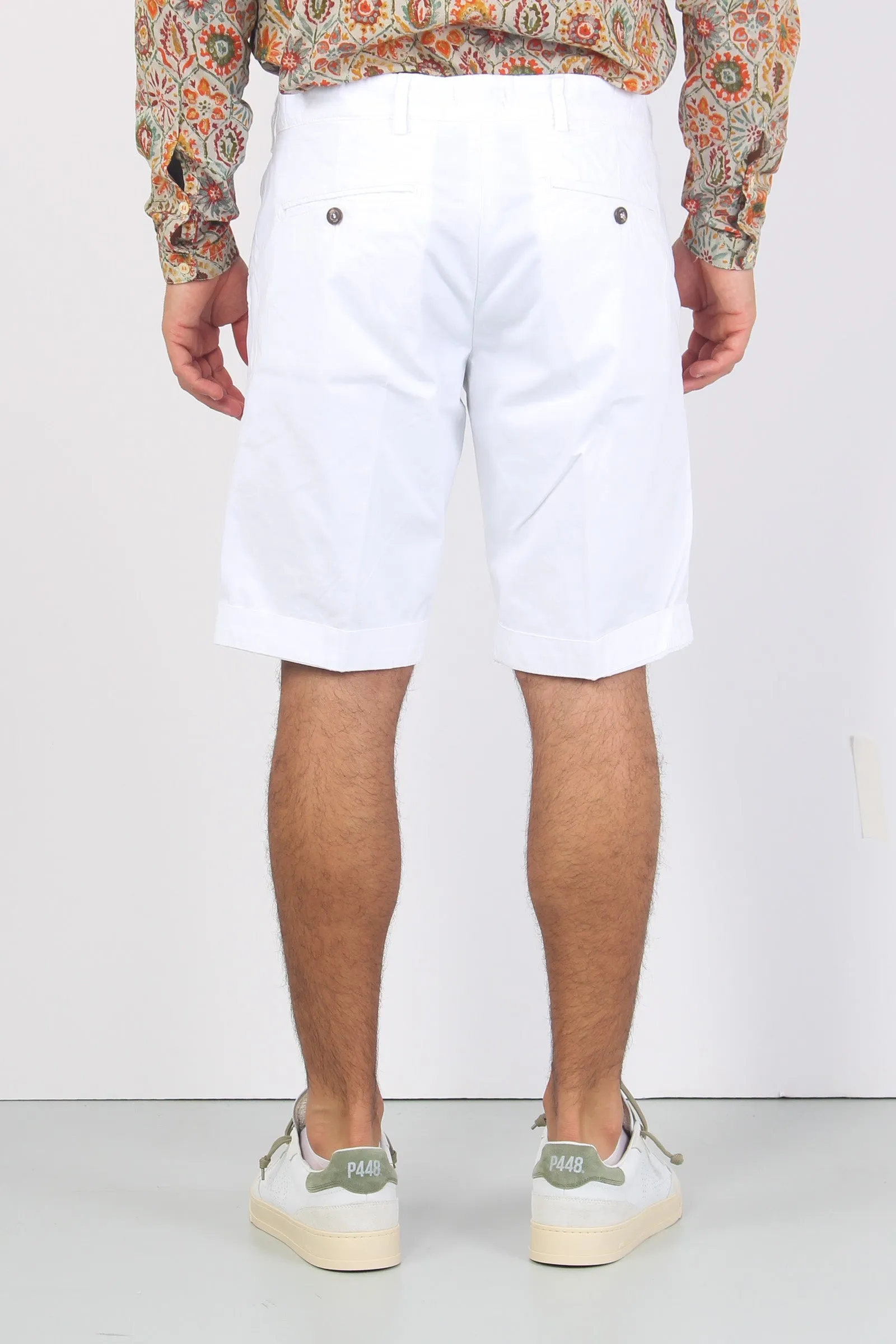 Bermuda Chino Regular Bianco