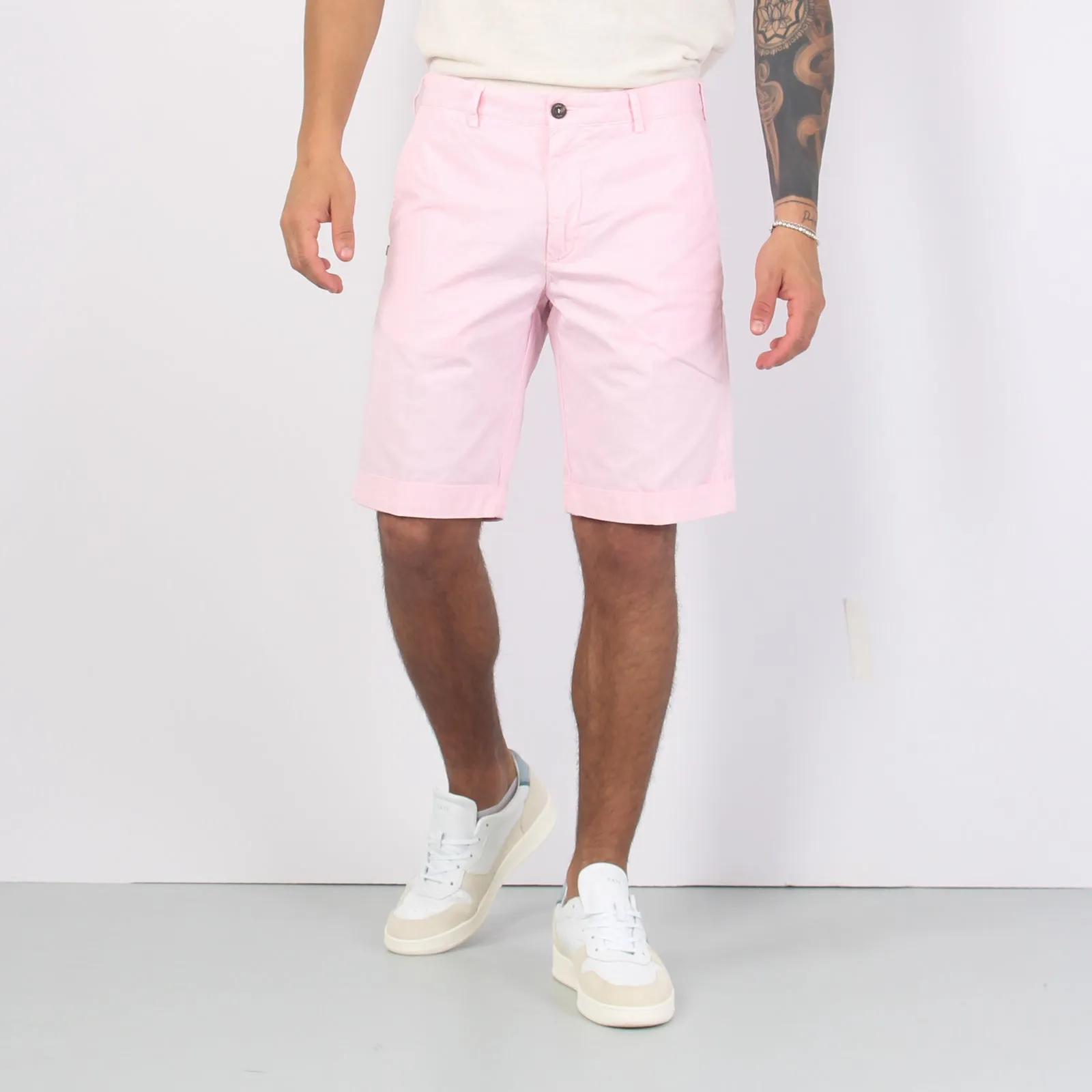 Bermuda Chino Regular Rosa