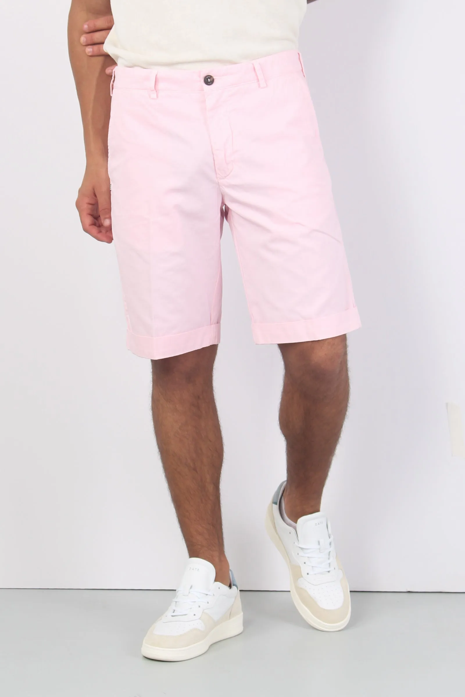 Bermuda Chino Regular Rosa