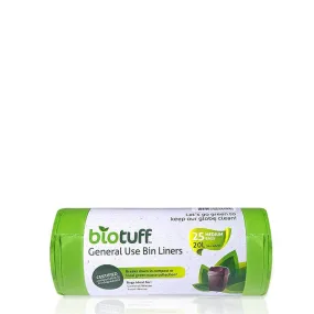 BIOTUFF General Use Bin Liner - MEDIUM 20L