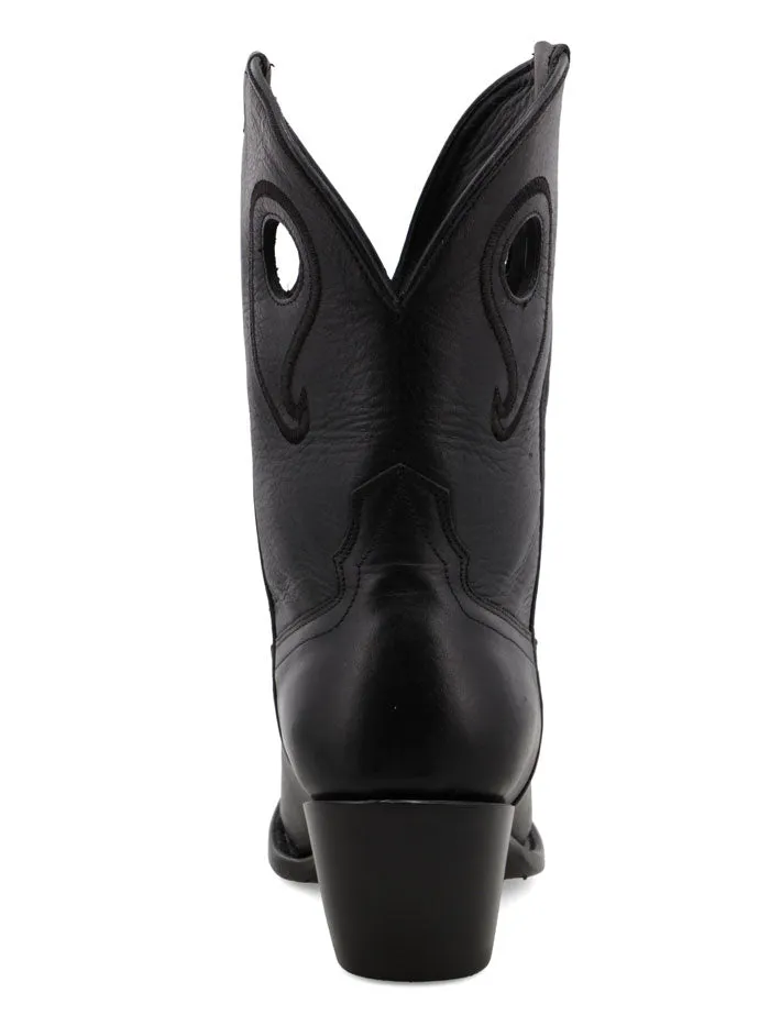 Black Star WBSN011 Womens Matador Leather Boot Black