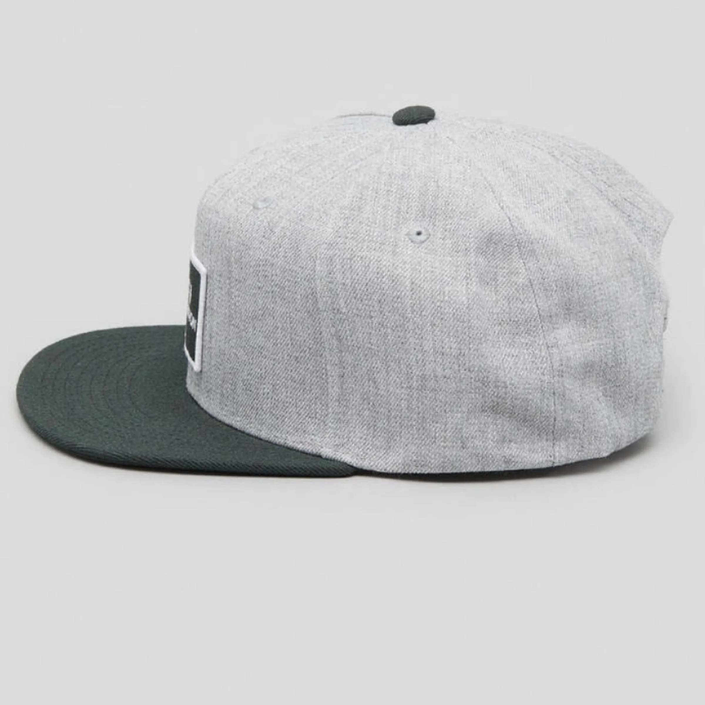 Brixton Alpha Square MP Snapback Heather Grey/Black