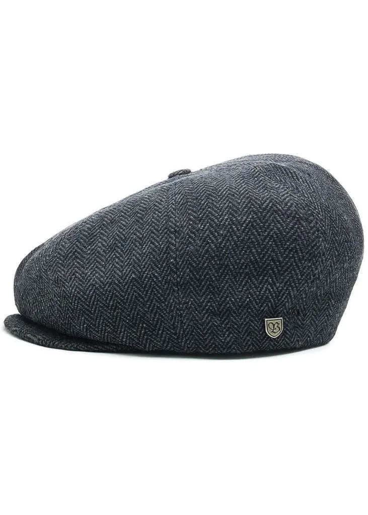 Brixton Brood Snap Cap Cap Gray Black