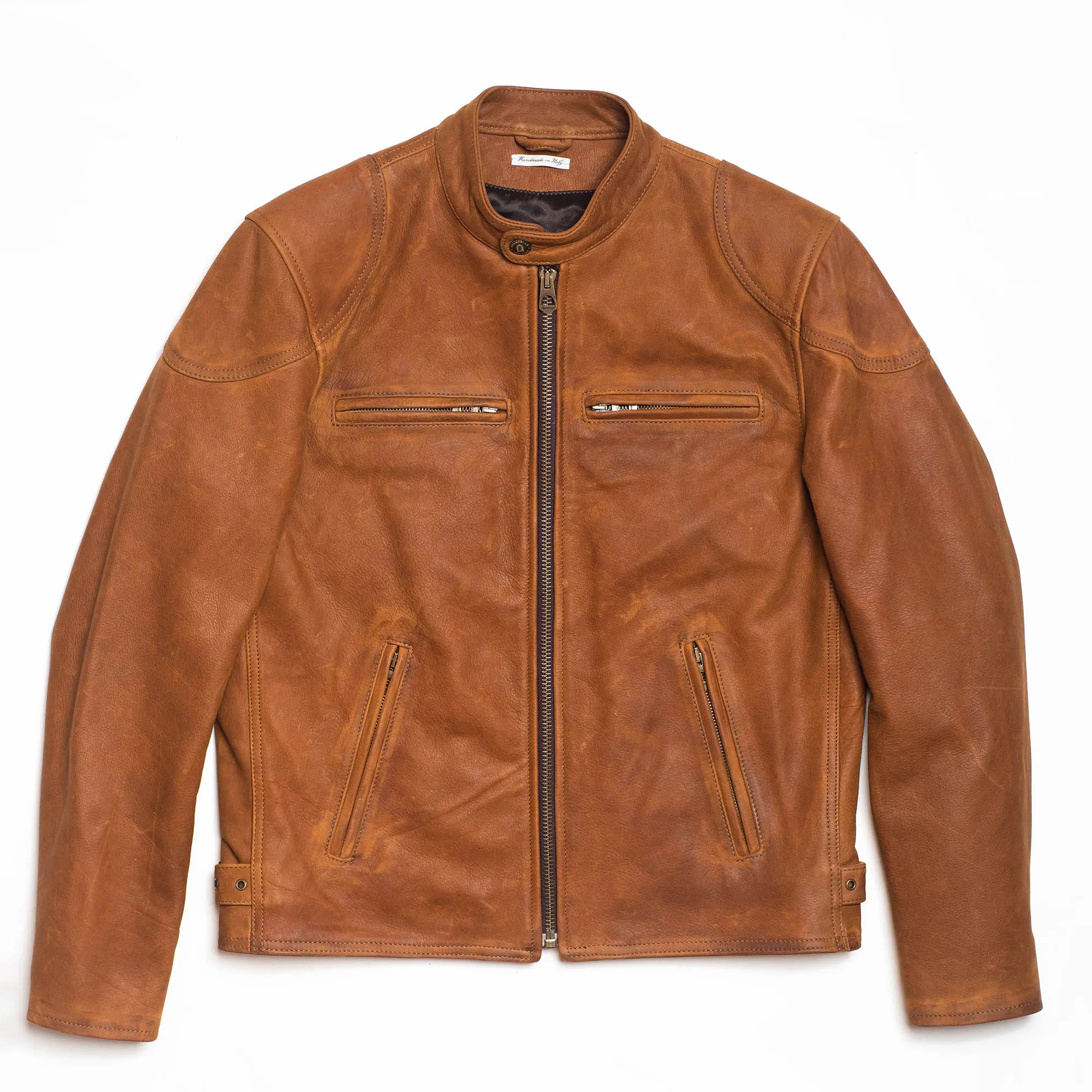 “Café Racer” Nubuck Leather Jacket - Shangri-la Heritage