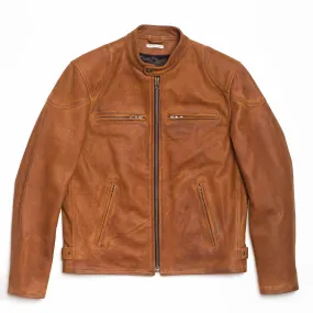 “Café Racer” Nubuck Leather Jacket - Shangri-la Heritage