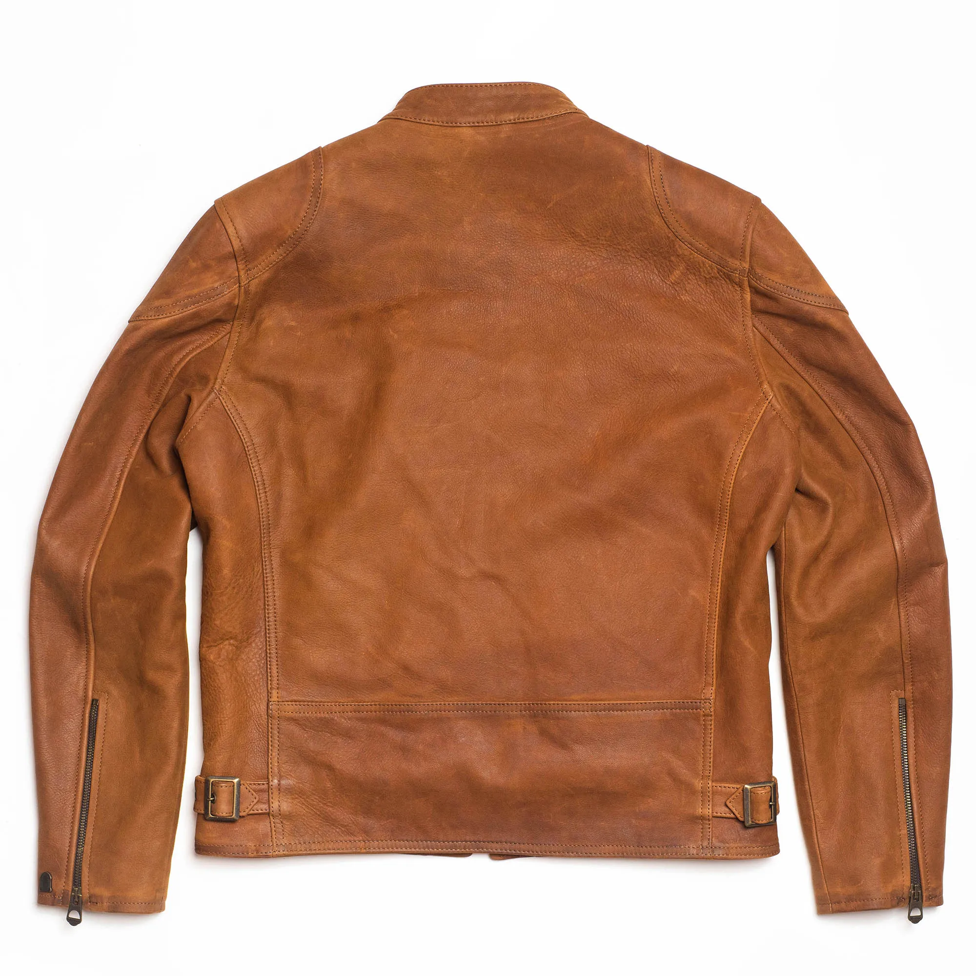 “Café Racer” Nubuck Leather Jacket - Shangri-la Heritage