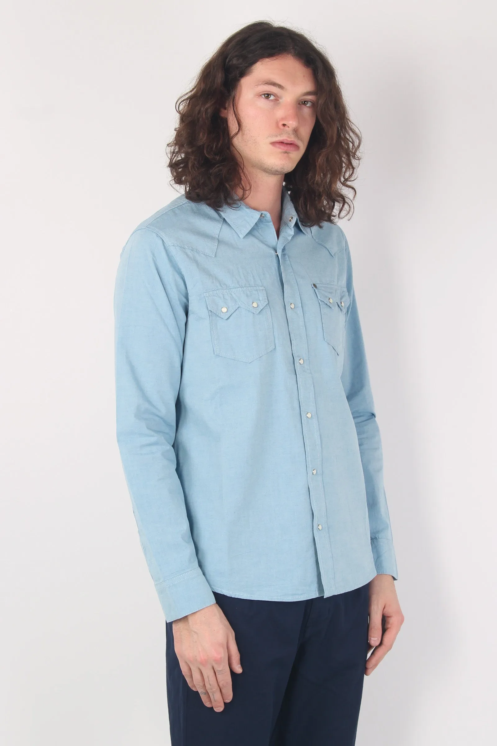 Camicia Regular Azzurro