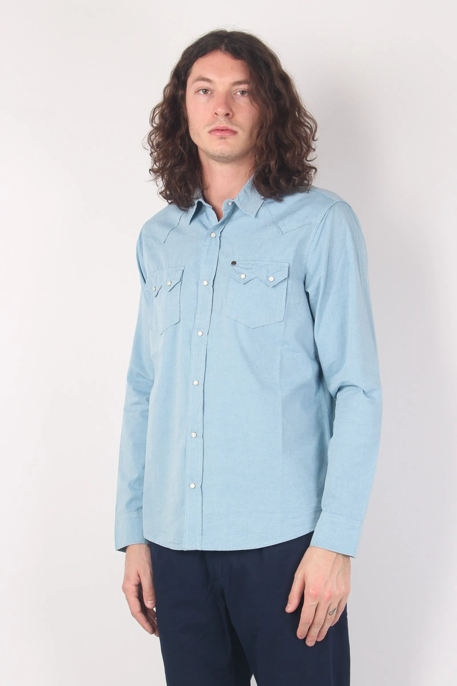 Camicia Regular Azzurro