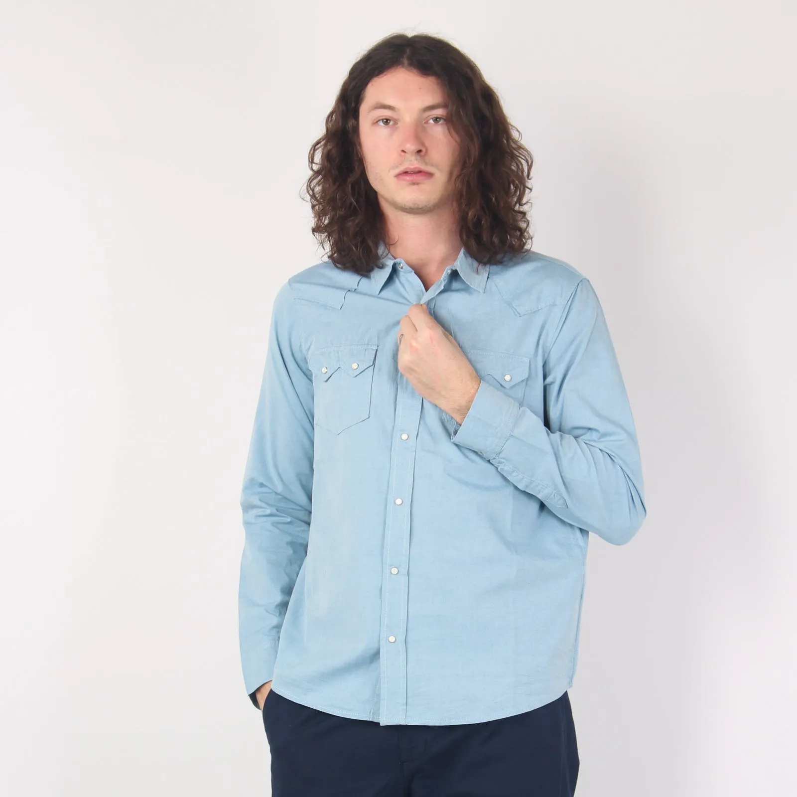 Camicia Regular Azzurro