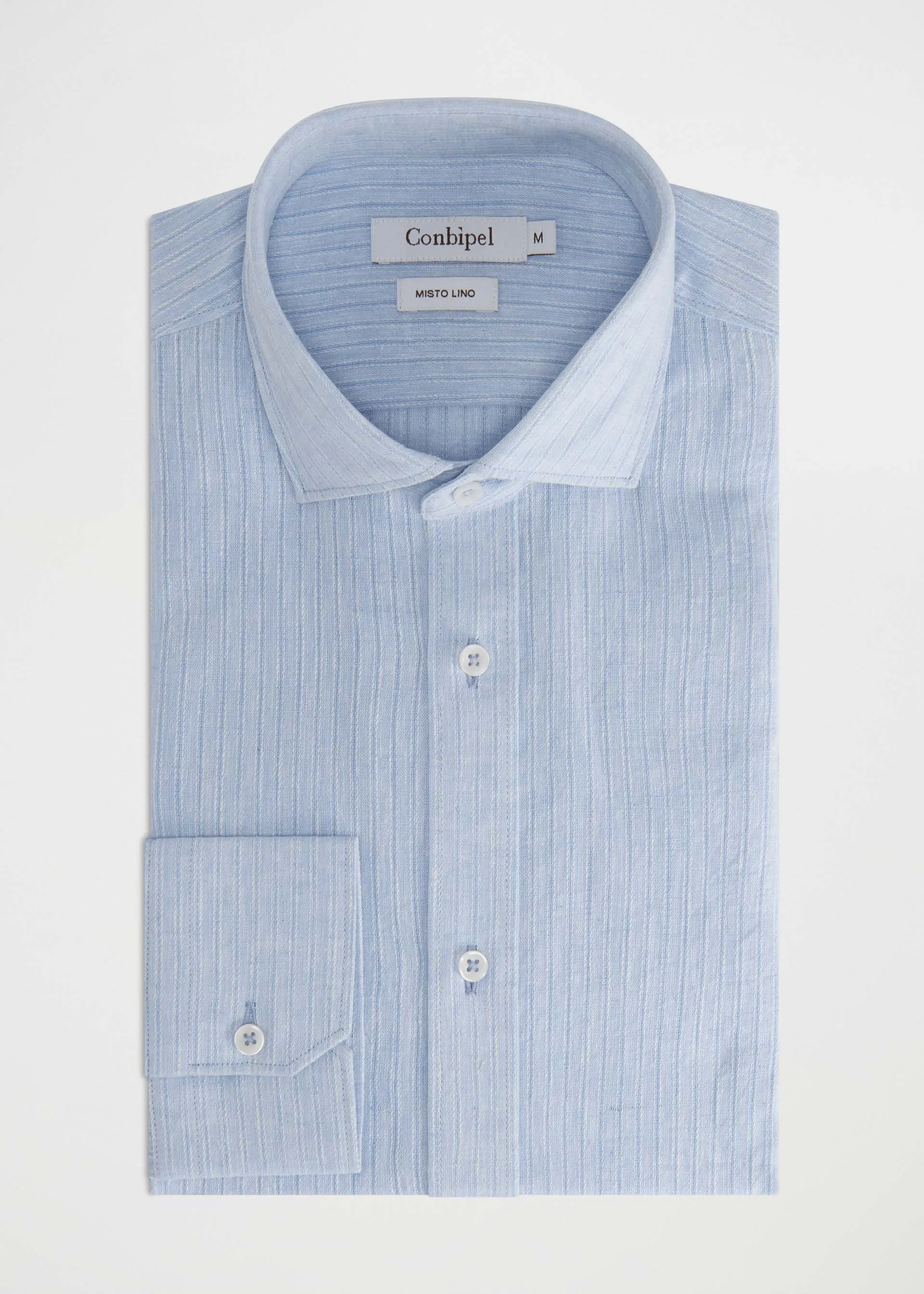 Camicia regular in lino