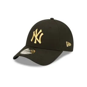 CAP VISOR METALLIC 9FORTY NEW YORK YANKEES Man Black Gold