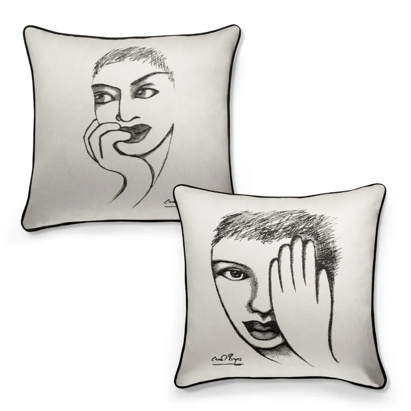 Carrol Boyes CUSHION COVER - eye 4 detail