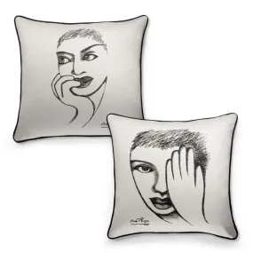 Carrol Boyes CUSHION COVER - eye 4 detail