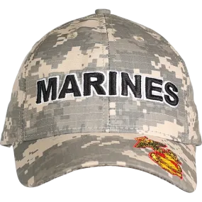 Clearance: Marines Digital Camo Cap Made in USA