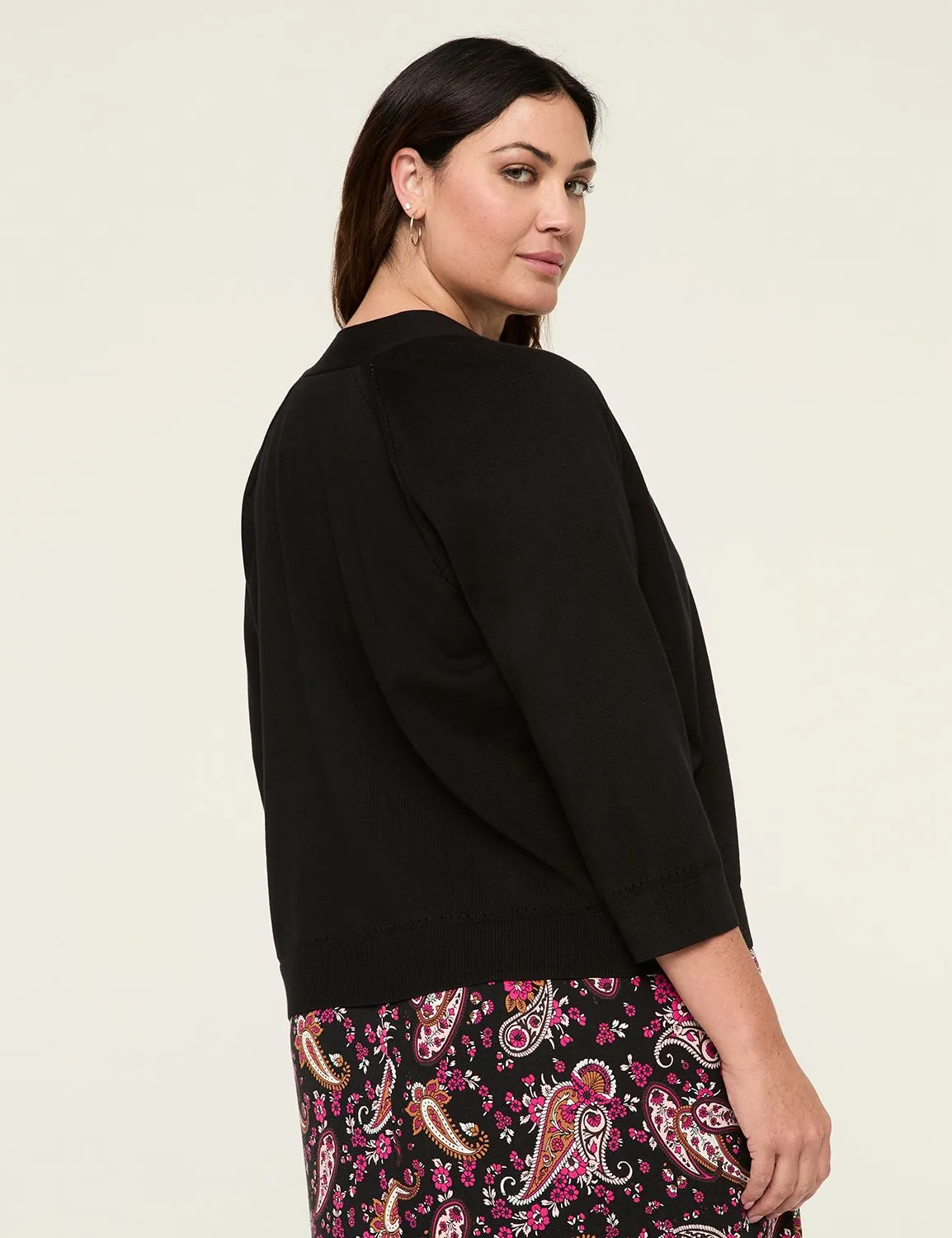 Crop Open-Front Shrug