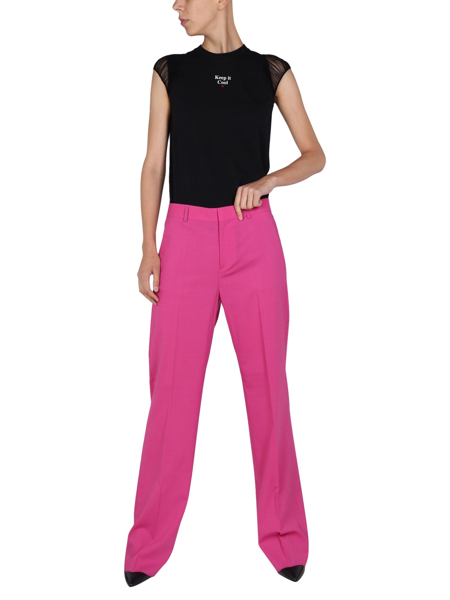 DSQUARED    STRAIGHT-LEG SLOUCHY PANTS