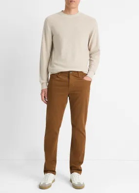 Dylan Slim 5-Pocket Peached Stretch-Cotton Pant