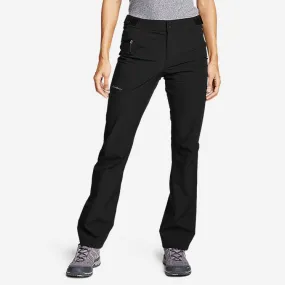 Eddie Bauer Women's Cloud Cap Stretch Rain Hiking Pants - Black