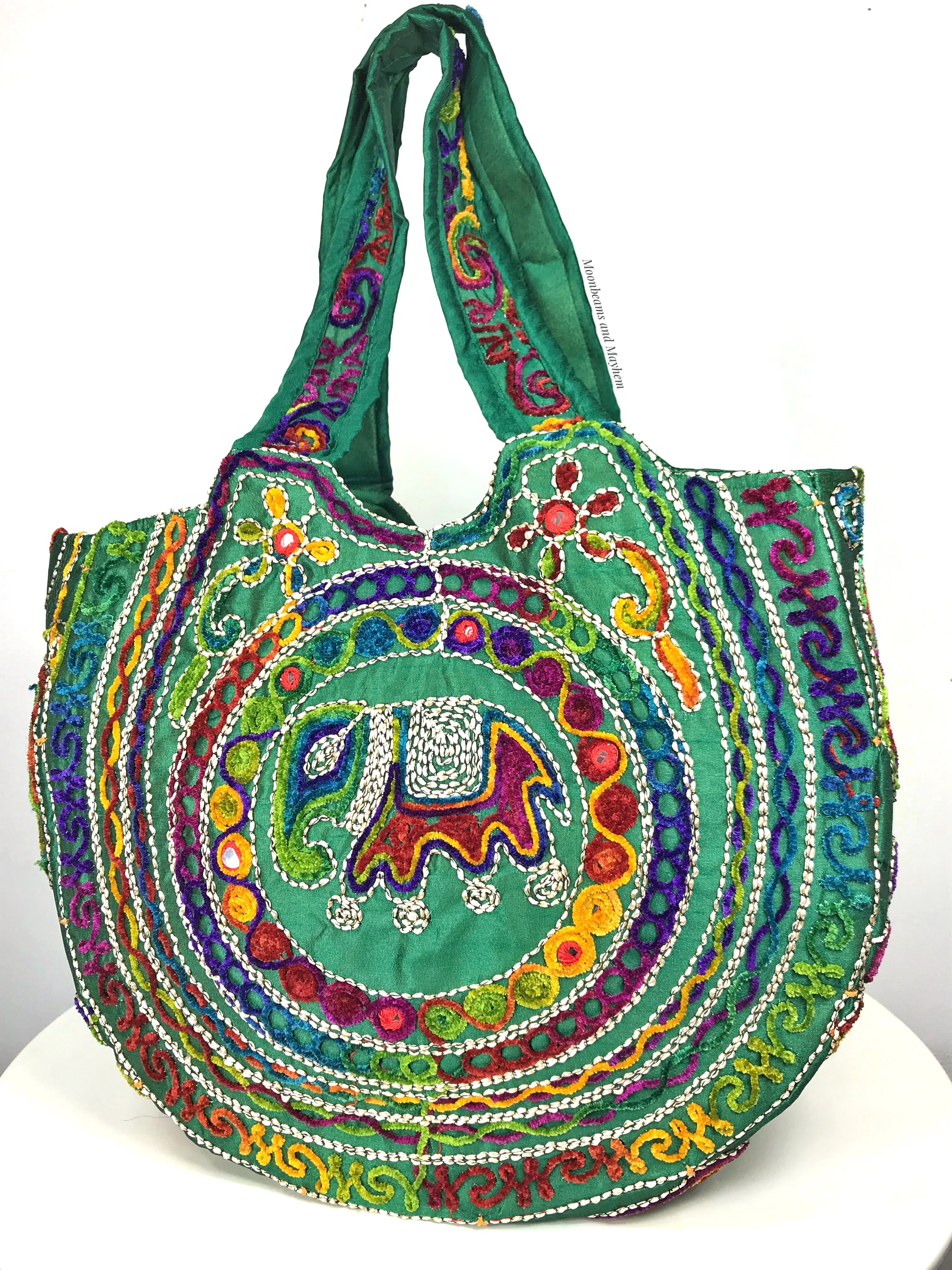 ENCHANTING GREEN SHAMBALA BAG