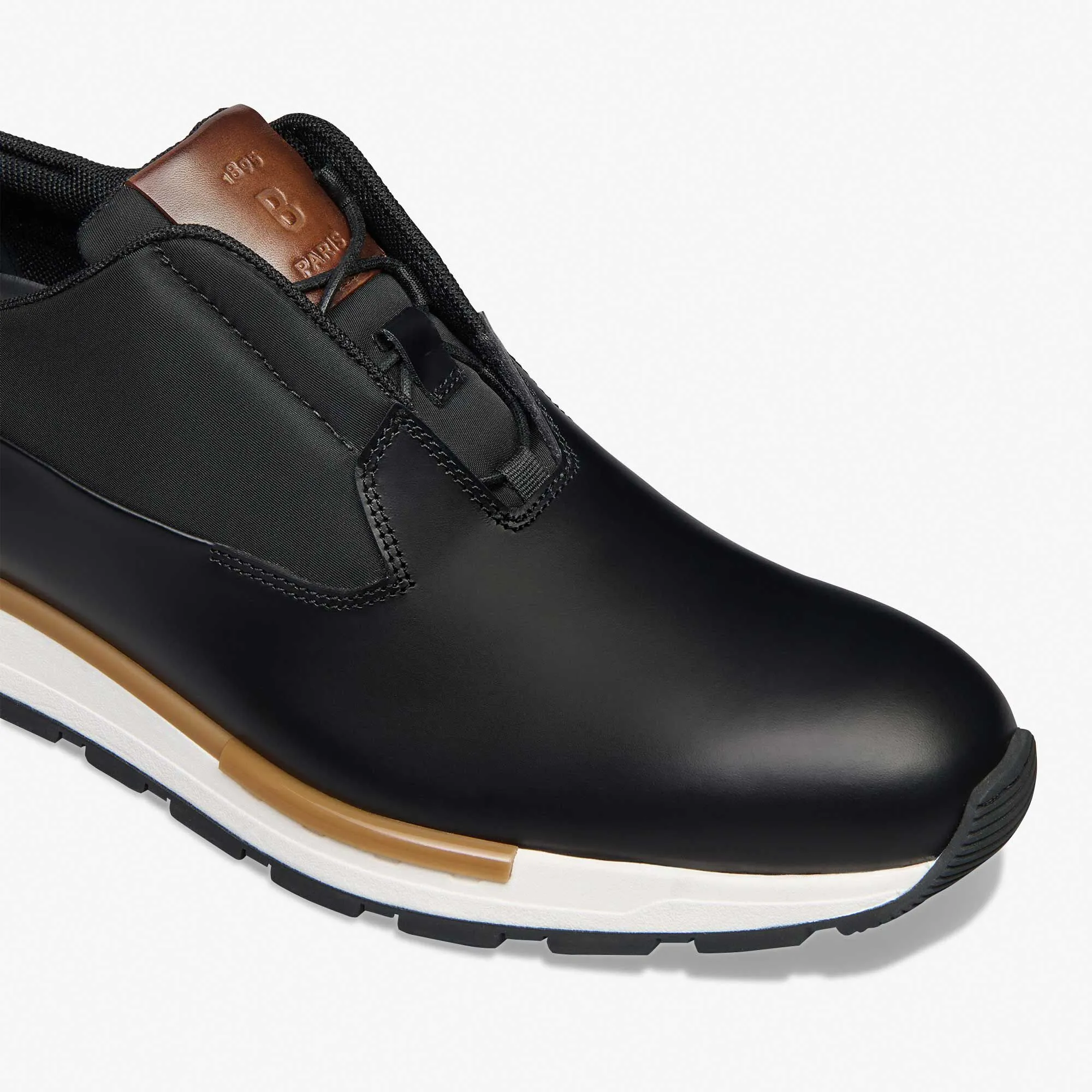 Fast Track Glazed Calf Leather Sneaker