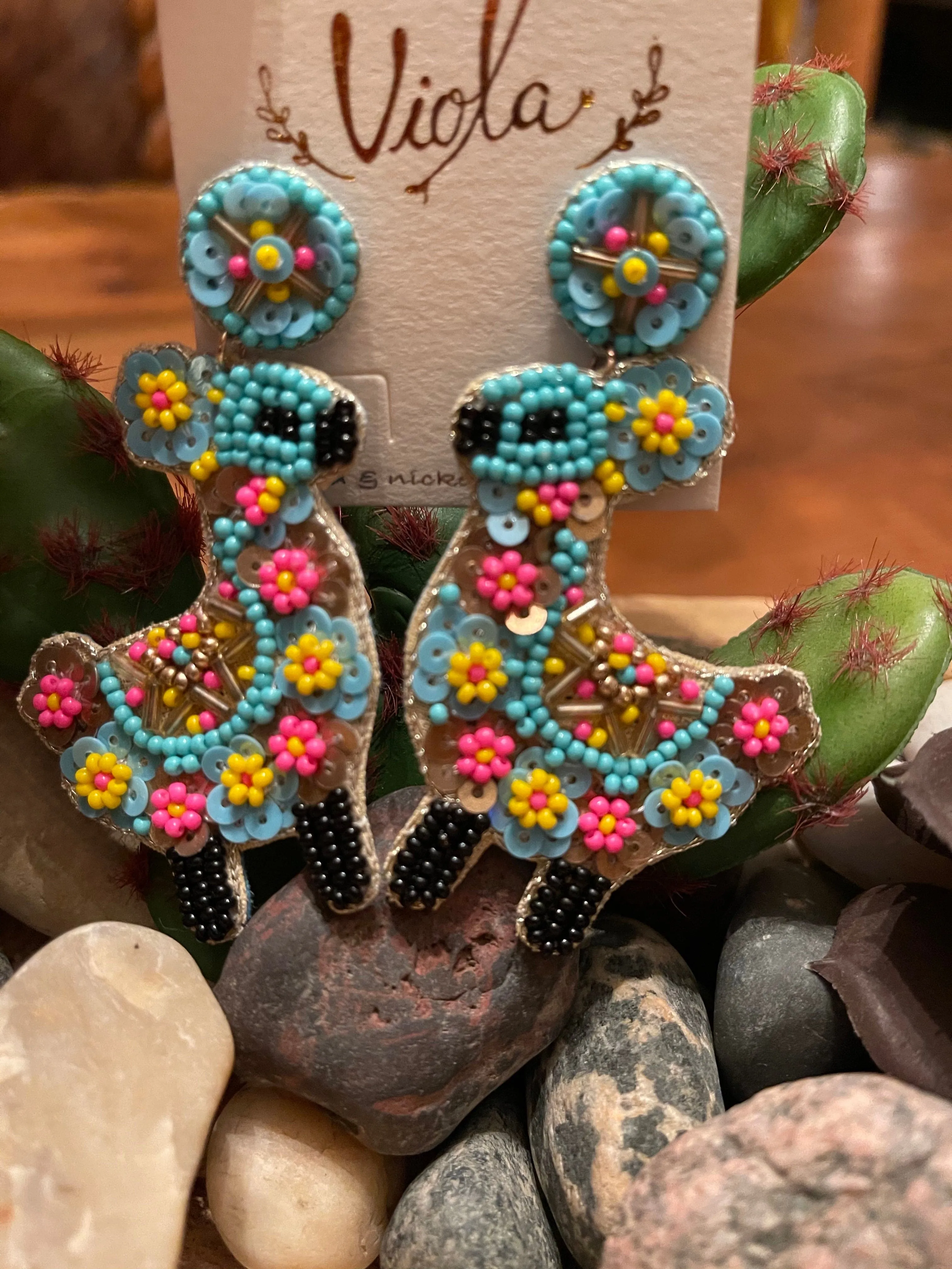 Fiesta Llamas Earrings