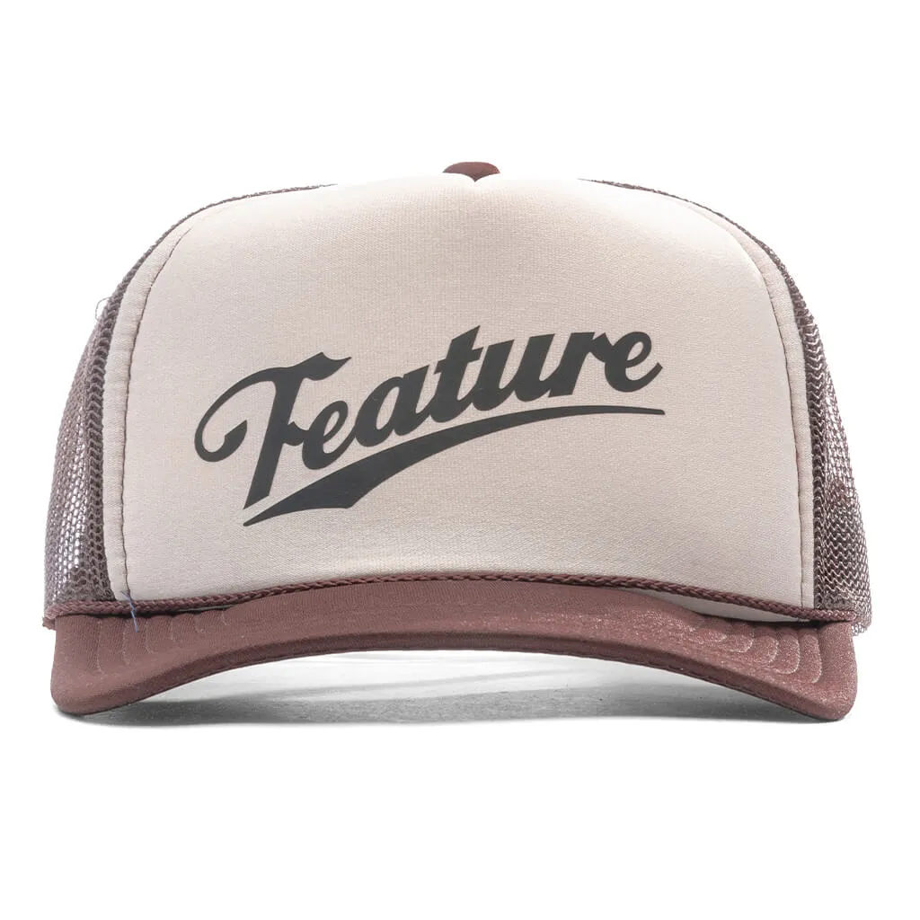 Frew Trucker Hat - Brown/Tan