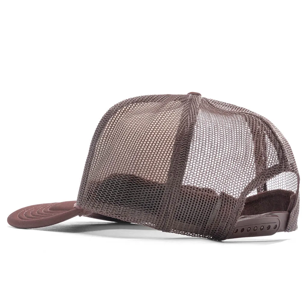 Frew Trucker Hat - Brown/Tan