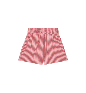 GANNI Red Stripe Shorts