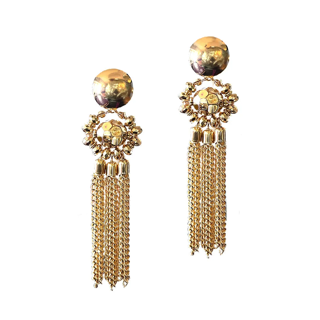 Gold-tone Dangling Earrings