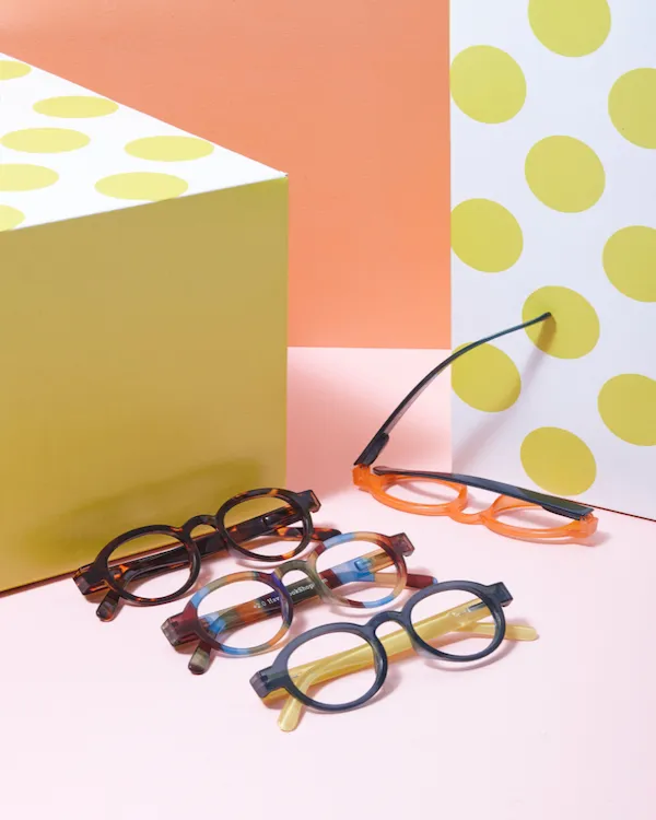 HAVE A LOOK CIRCLE TWIST CANDY STRIPE READING GLASSES