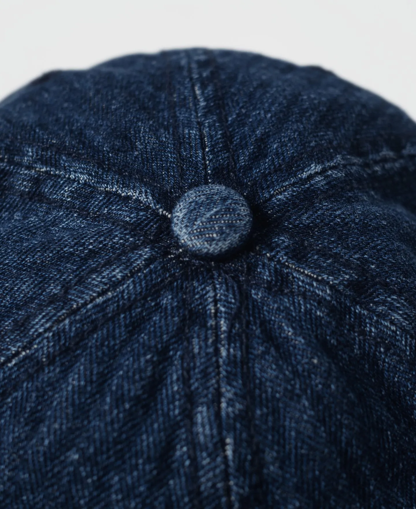 Herringbone Denim Bucket Hat