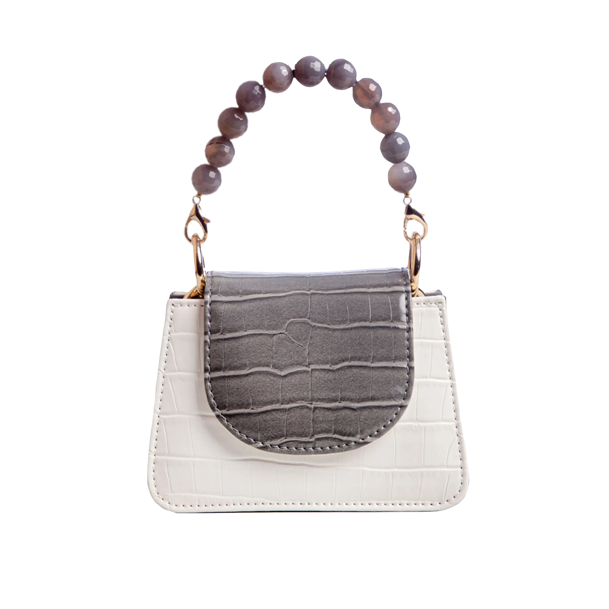 Horra - White x Grey - Mini bag