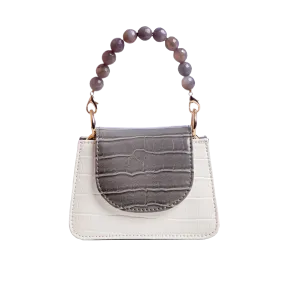 Horra - White x Grey - Mini bag