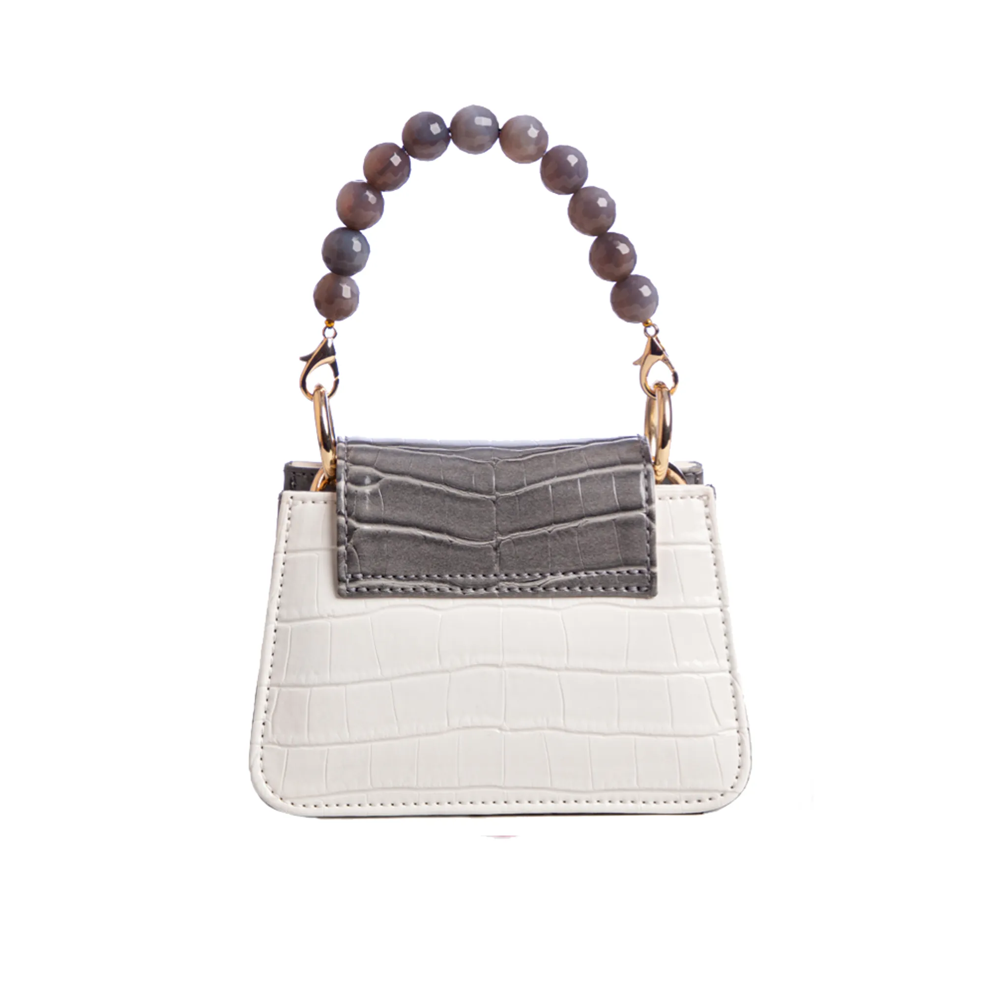 Horra - White x Grey - Mini bag