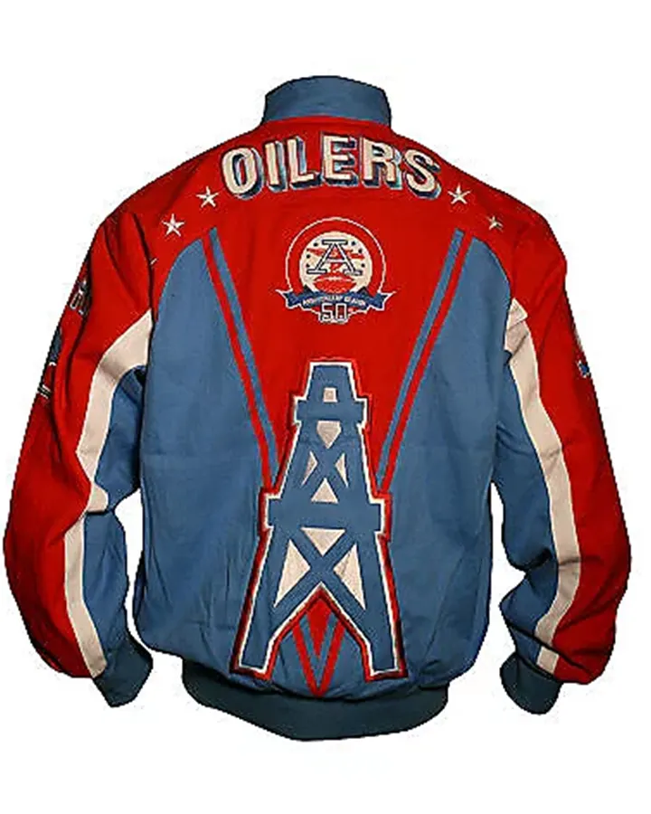 Houston Oilers Printed Jacket - William Jacket