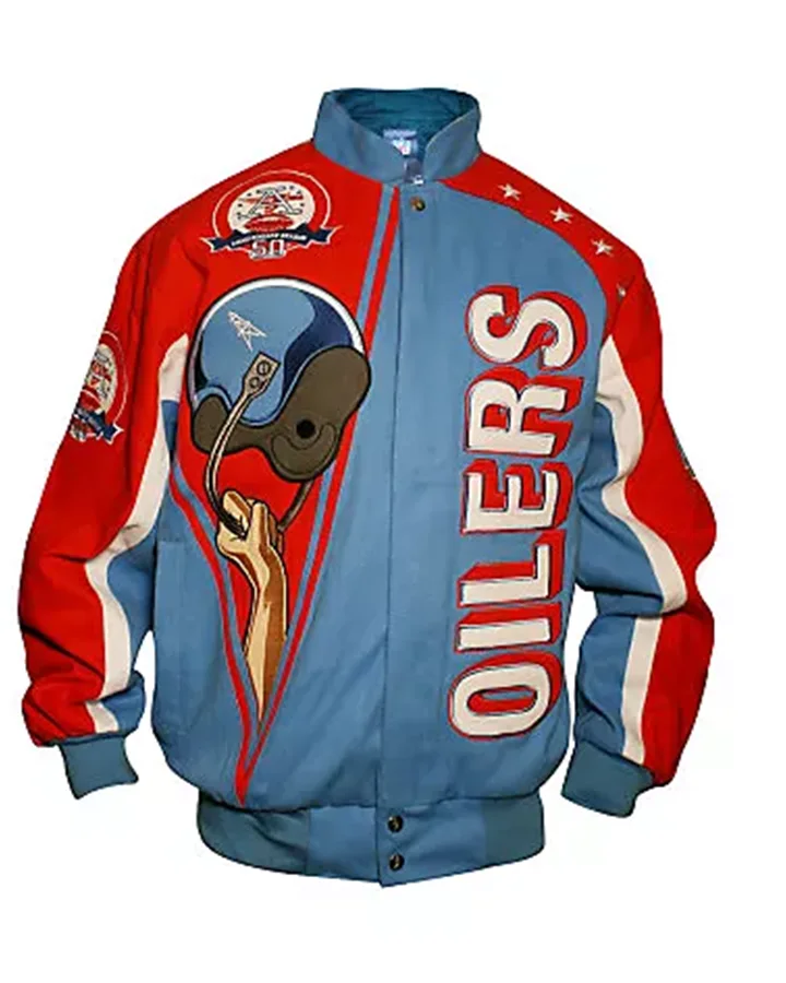 Houston Oilers Printed Jacket - William Jacket