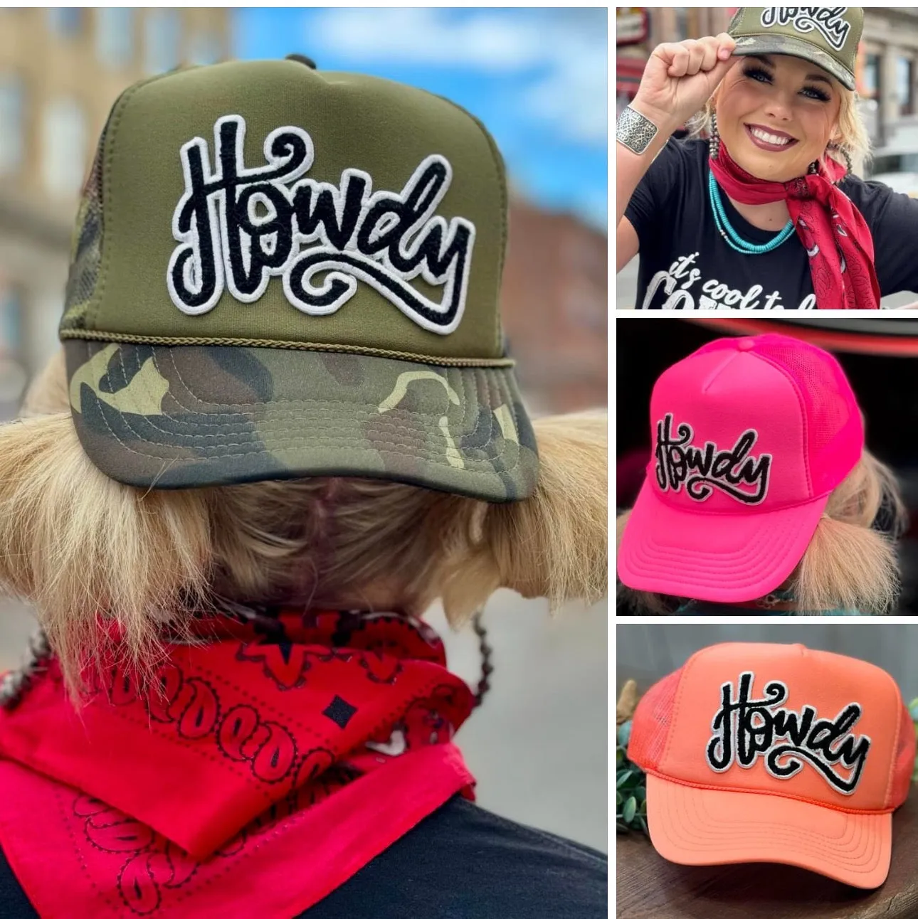 Howdy Chenille Trucker